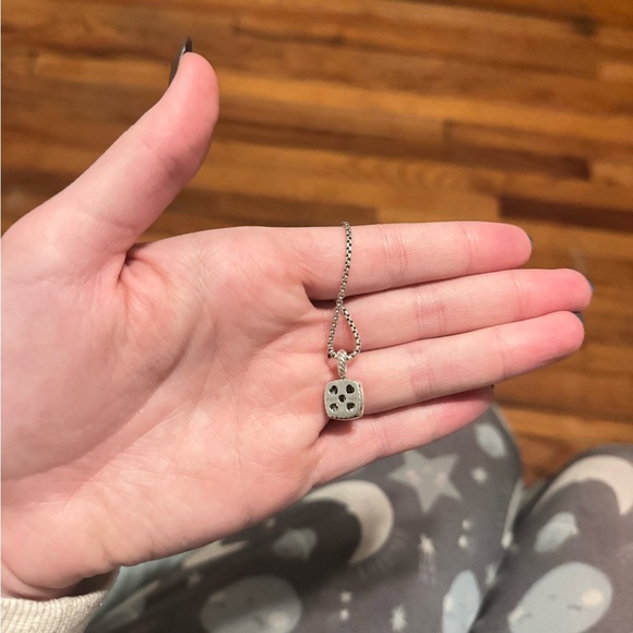 David Yurman Petite Albion Diamond Pendant Necklace - Picture 4 of 5